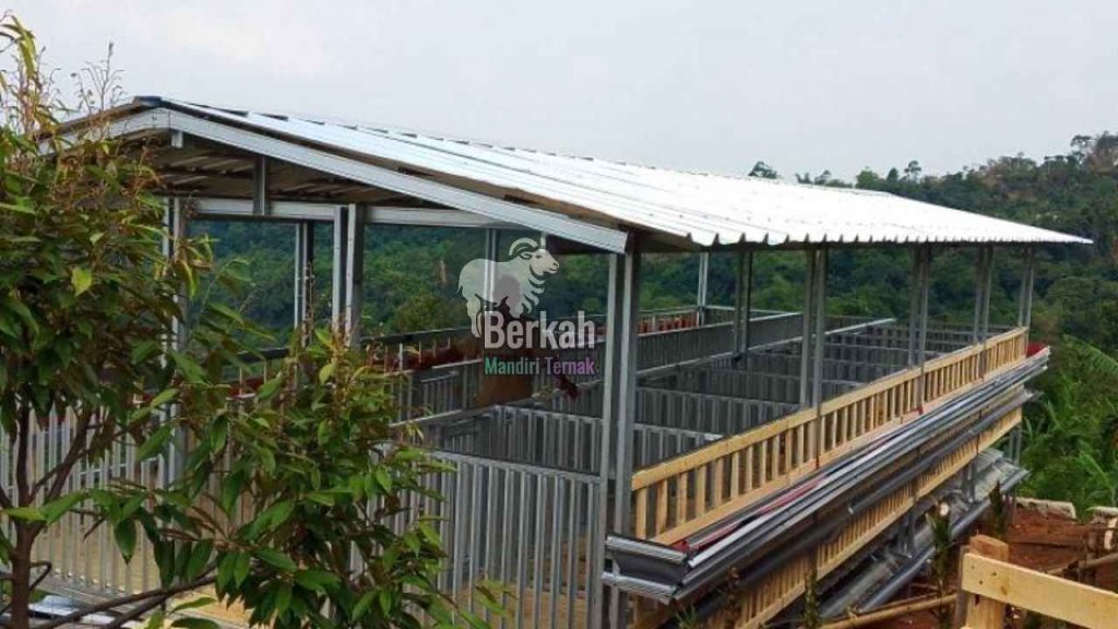 Jasa pembuatan kandang kambing Bekasi modern dan kuat